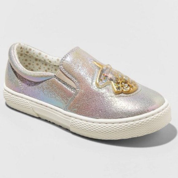 cat and jack gold shoes